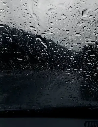 Rain on Glass backdrop
